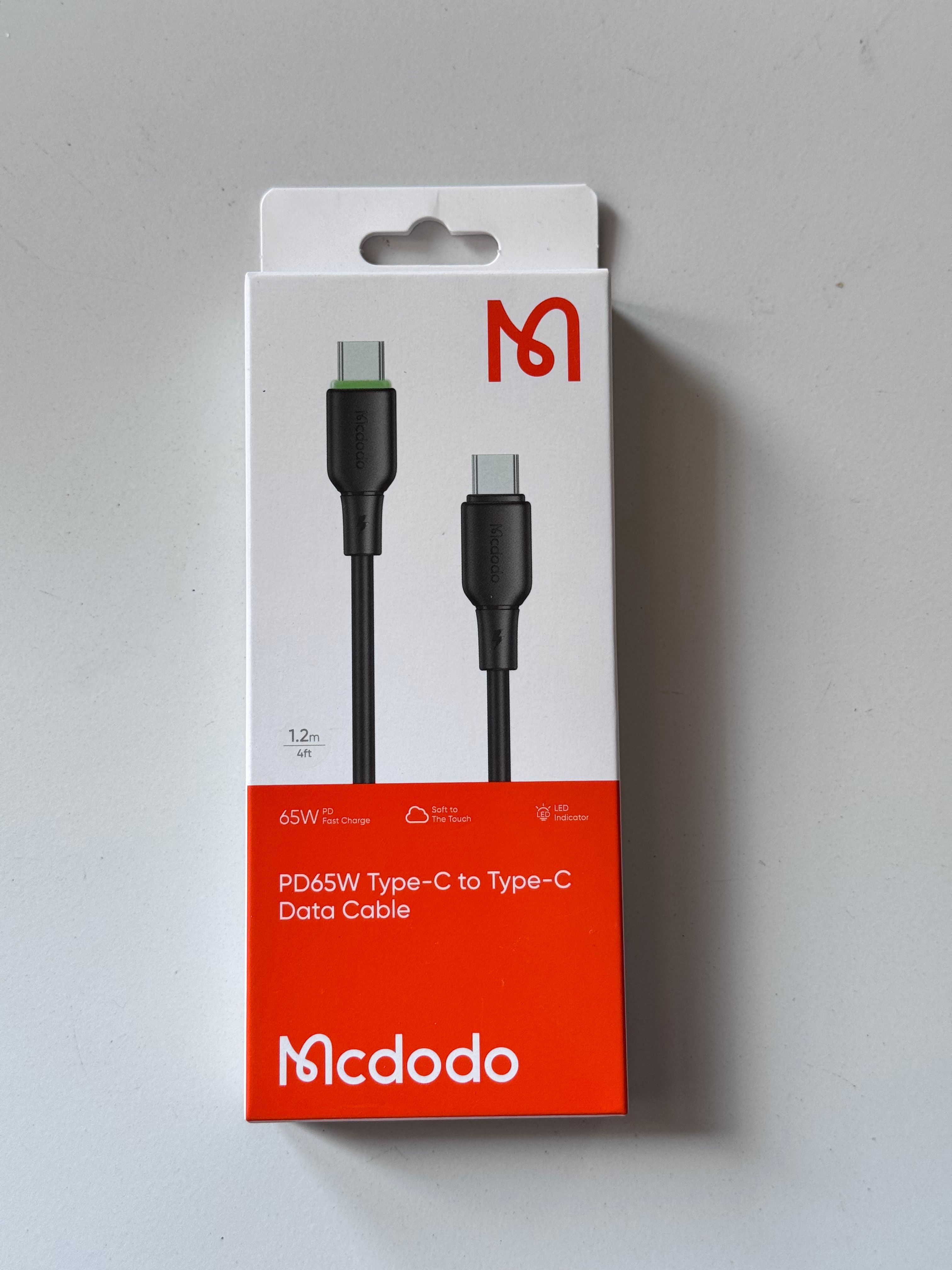 Mcdodo PD65W Lightning Data Cable view 1
