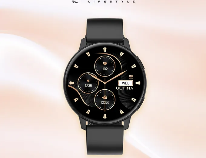 Ultima Circle Smartwatch (Black)