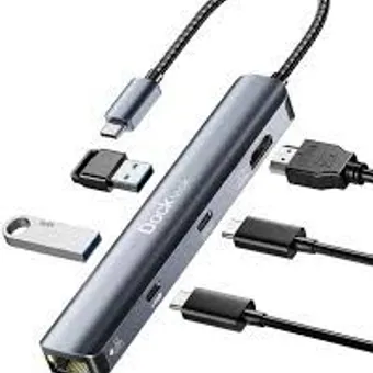 ELISTA 6-in-1 Type-C Hub (RJ45 + USB + 3.0 + 4K HDMI)