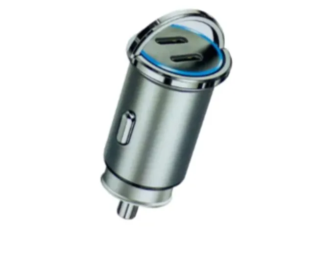 Fast Charging Car Charger 40W (PD 2Type-C Output)