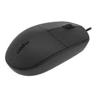 Silent Wired Mouse Black