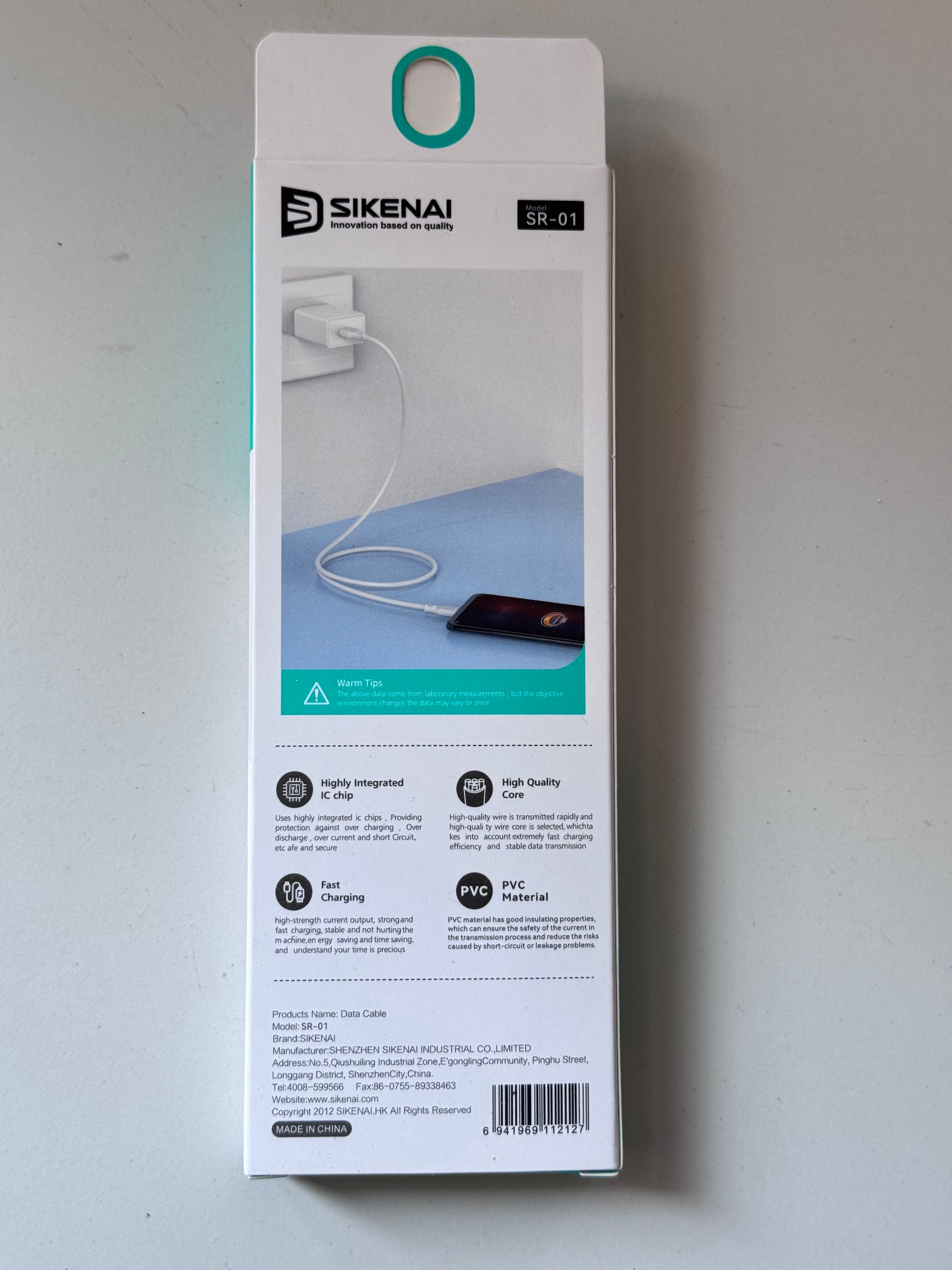 Sikenai 2A Data Cable