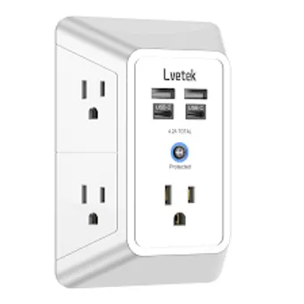 ELISTA Surge Protector – 5 Socket USB / Type-C