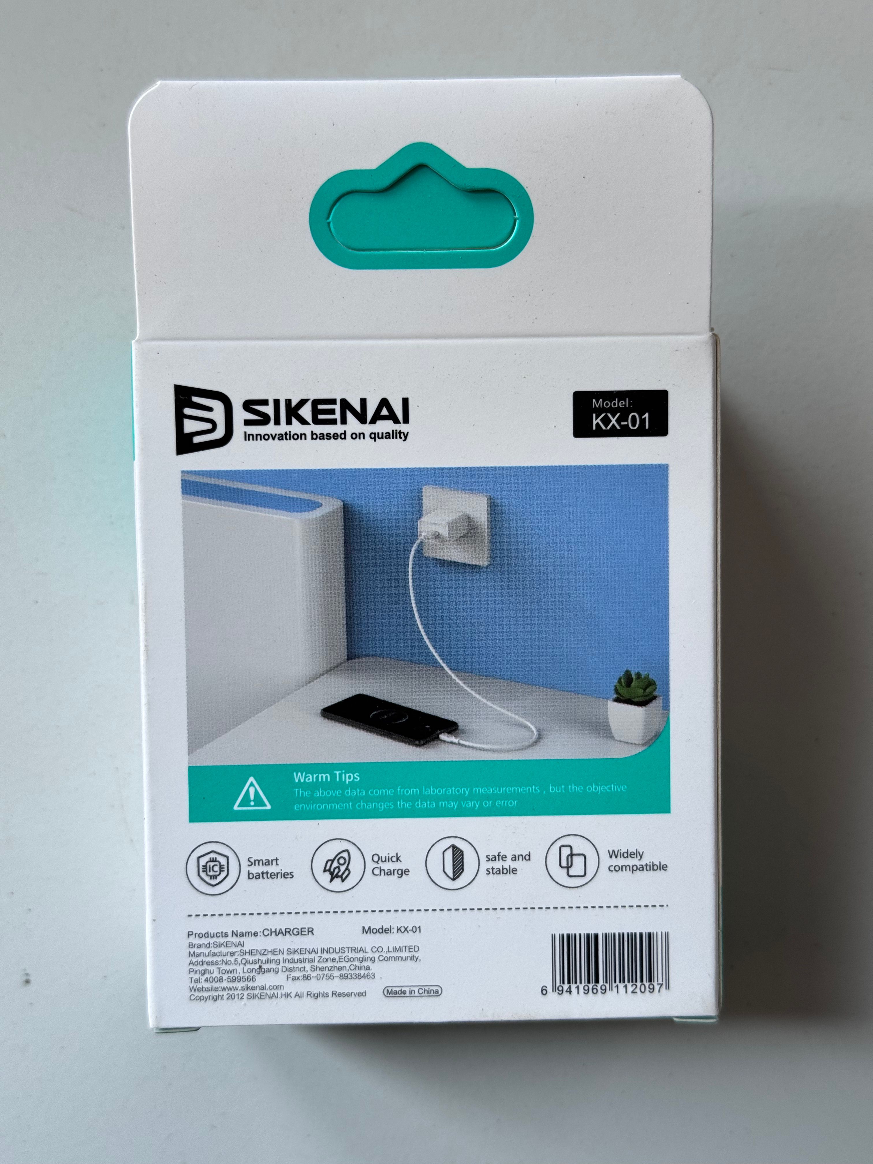 Sikenai Fast Charging KX-01 view 2