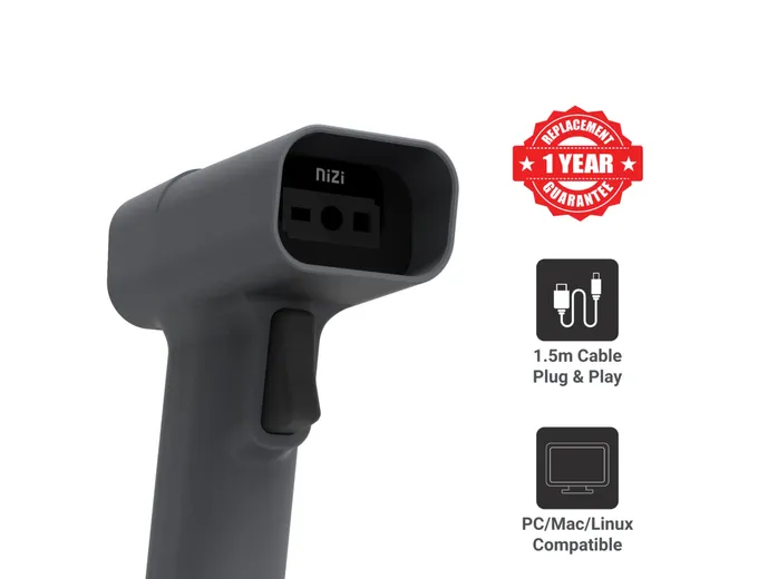 Nizi Wired Barcode Scanner