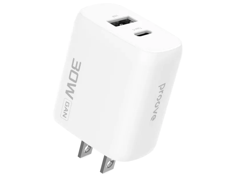  Proove Silicone Power 2 (Type-C + USB) 30W Adapter