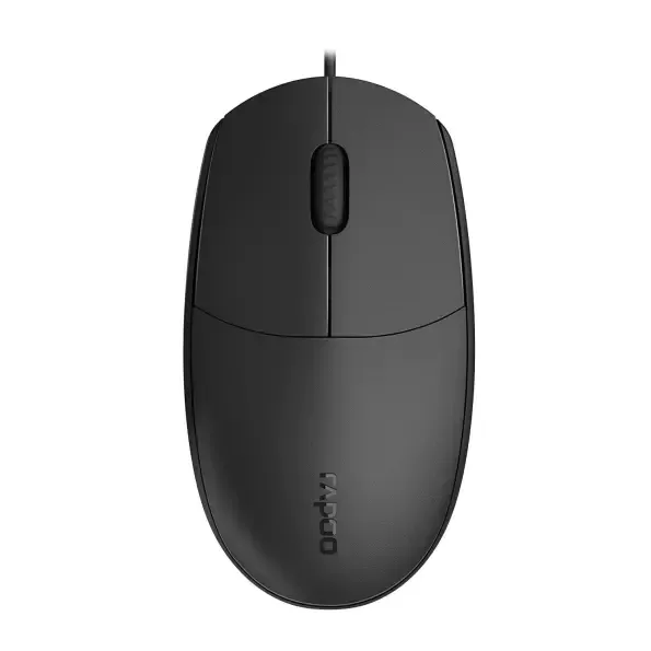 Rapoo N100 Wired Optical Mouse -Black