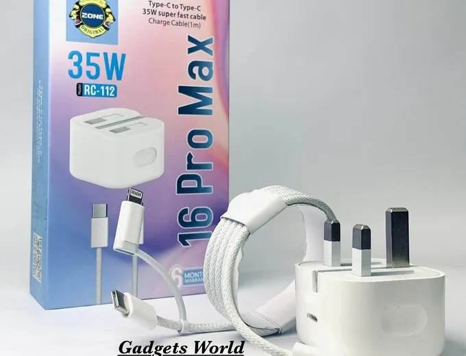 Zone (35W) Iphone Charger [RC-112 ](16 pro max)