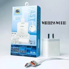 Zone 65w Charger (USB-Type C) [ RC-09 ] 